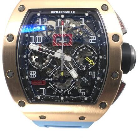 Richard Mille Replica RM 011 Rose Gold Felipe Massa Flyback Chronograph watch